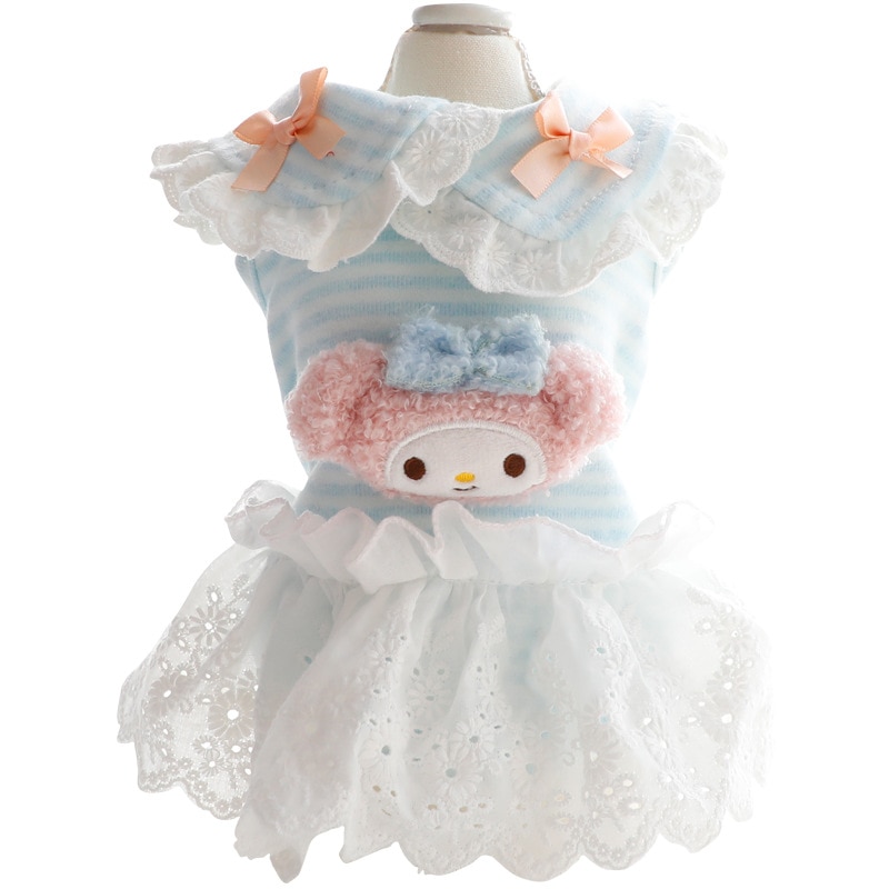 Princess Dress For Dog - Fashion Doll Lace Dress