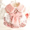Luxury Dog Clothes - Floral Lolita Dress