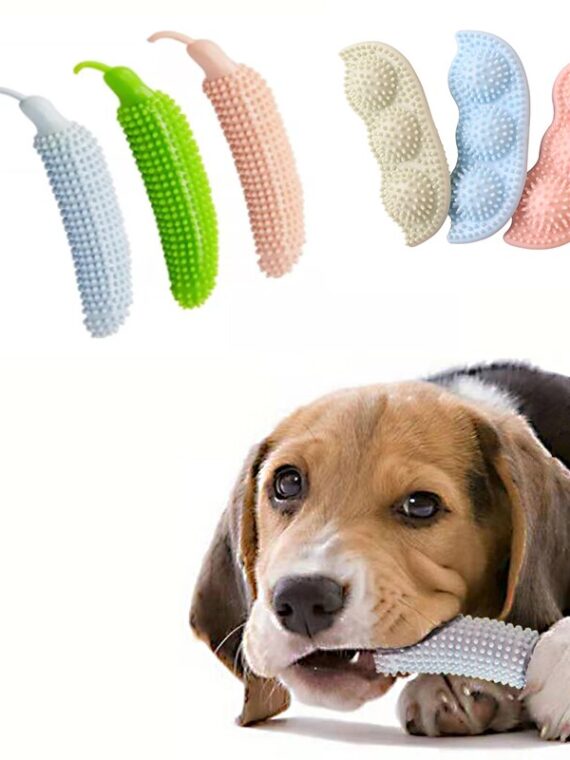 Cucumber-shaped Toy – Dog Rubber Chew Toy