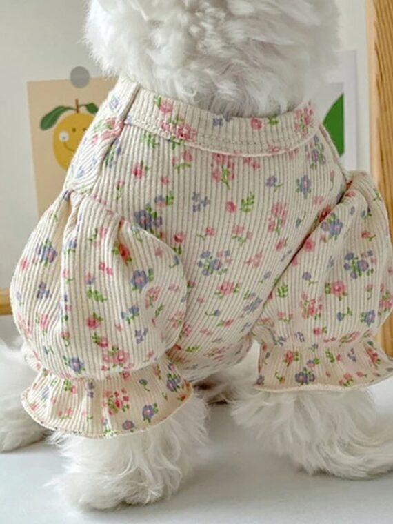 Dog Clothes - Cute Floral Pattern Shirt