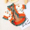 Dog Knitted Cardigan - Cute Cherry Print