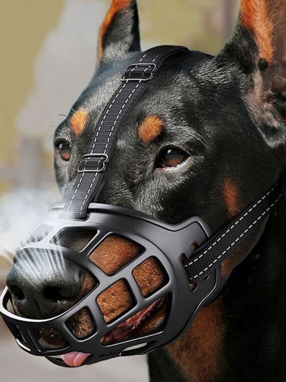 Dog Silicone Muzzle - Breathable & Lightweight